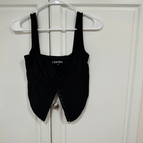 I.AM.GIA. Black Top  Size S - Picture 2 of 6